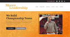 Desktop Screenshot of mooreleadership.com