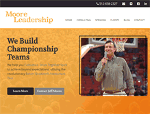 Tablet Screenshot of mooreleadership.com